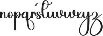 Smothing Regular otf (100) Font LOWERCASE
