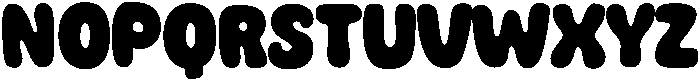 Smudge Regular otf (400) Font UPPERCASE