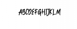 Smooth-Butter-Clean.ttf Font UPPERCASE