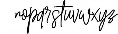 Smalltown handwritten font Font LOWERCASE