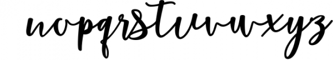 Smooth Script Font LOWERCASE