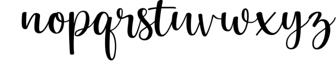 Smoothy Butter Font LOWERCASE
