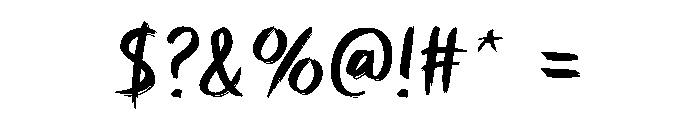 SMACK Font OTHER CHARS