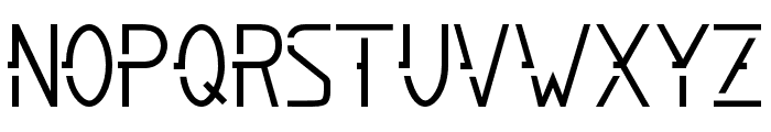 SMBRN Stencil Font LOWERCASE