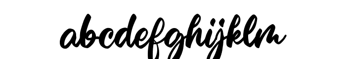 Smaching the Quakish Font LOWERCASE