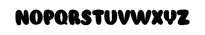 Small Dog1 Font UPPERCASE