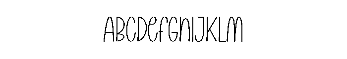 Small Dog Font UPPERCASE