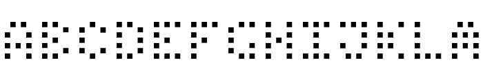 Small Dot Digital-7 Font UPPERCASE