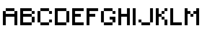 Small Pixel Regular Font UPPERCASE