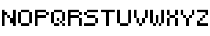 Small Pixel Regular Font LOWERCASE