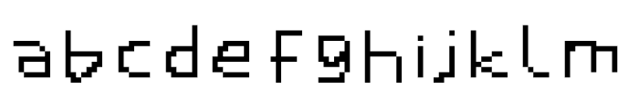 Smalle Font LOWERCASE