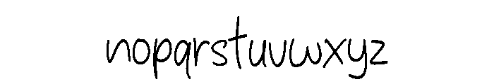 Smallest Files Font LOWERCASE