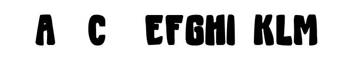 Smallfoot Font UPPERCASE