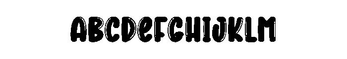 Smart Bubble Font UPPERCASE