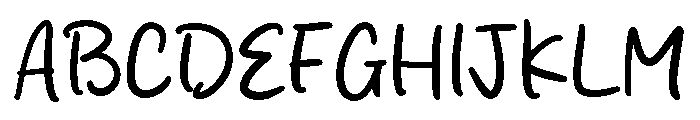 Smart Water Font UPPERCASE