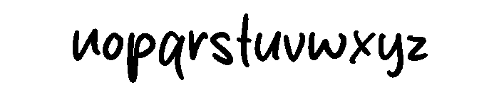 Smart Water Font LOWERCASE