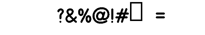 Smgl Rounded Font OTHER CHARS