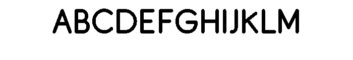 Smgl Rounded Font UPPERCASE