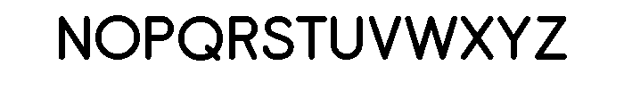 Smgl Rounded Font UPPERCASE
