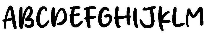 Smile Charm Font UPPERCASE