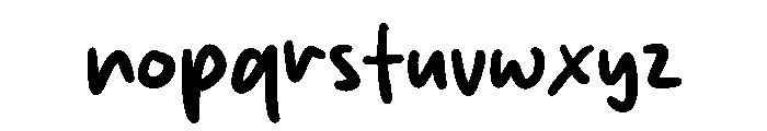 Smile Charm Font LOWERCASE