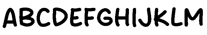 Smile Moon Font UPPERCASE