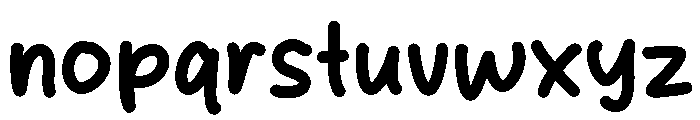 Smile Moon Font LOWERCASE