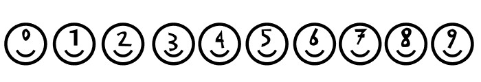 Smiley Faces Font OTHER CHARS