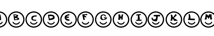 Smiley Faces Font LOWERCASE