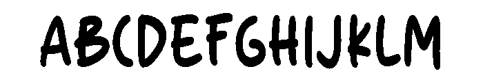 Smiley Notes Font UPPERCASE