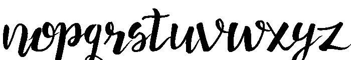 Smiley Simi Font LOWERCASE