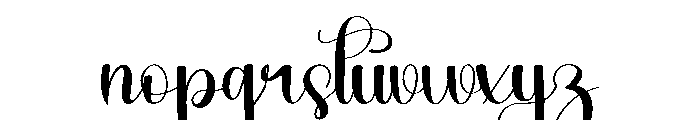 Smiling1 Font LOWERCASE