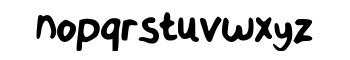 Smooth Marker Font LOWERCASE
