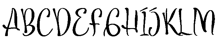 SmoothPerfectly Demo Font UPPERCASE