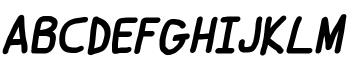 Smoothie SemiBold Italic Font UPPERCASE