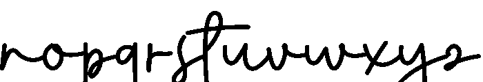 Smoothies2 Font LOWERCASE