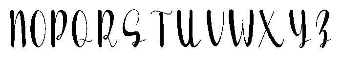 Smoothies Font UPPERCASE