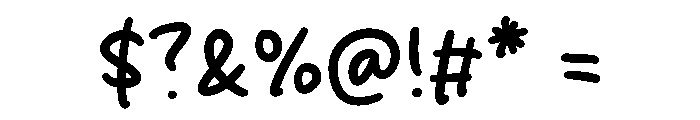 Smoth Kiwi Font OTHER CHARS