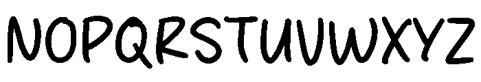 Smoth Kiwi Font UPPERCASE