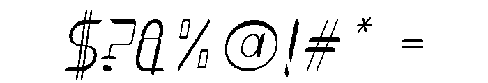 SmothBightItalic Font OTHER CHARS