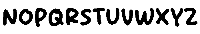 Smothy Cream Font UPPERCASE