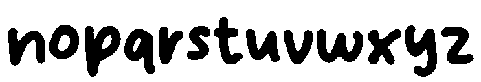 Smothy Cream Font LOWERCASE