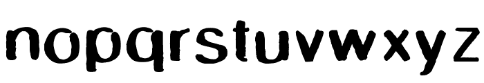 SmudgeStick Font LOWERCASE