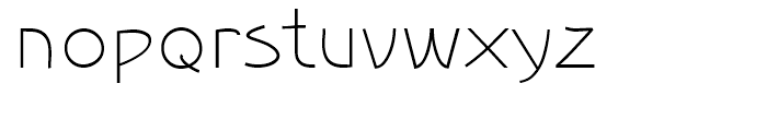 Smooth Buggaloo Streched Font LOWERCASE