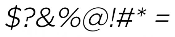 SmytheSans Light Italic Font OTHER CHARS