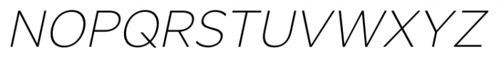 SmytheSans Thin Italic Font UPPERCASE