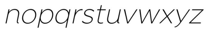 SmytheSans Thin Italic Font LOWERCASE