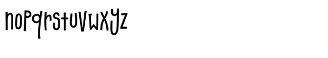 Small Baguette Font LOWERCASE