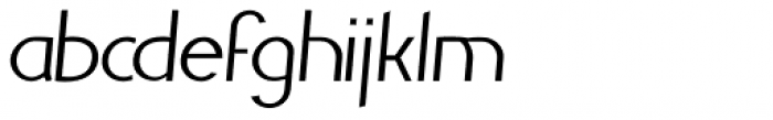 Smallstep Pro Thin Italic Font LOWERCASE