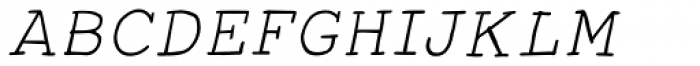 Smart Chameleon Italic Font UPPERCASE